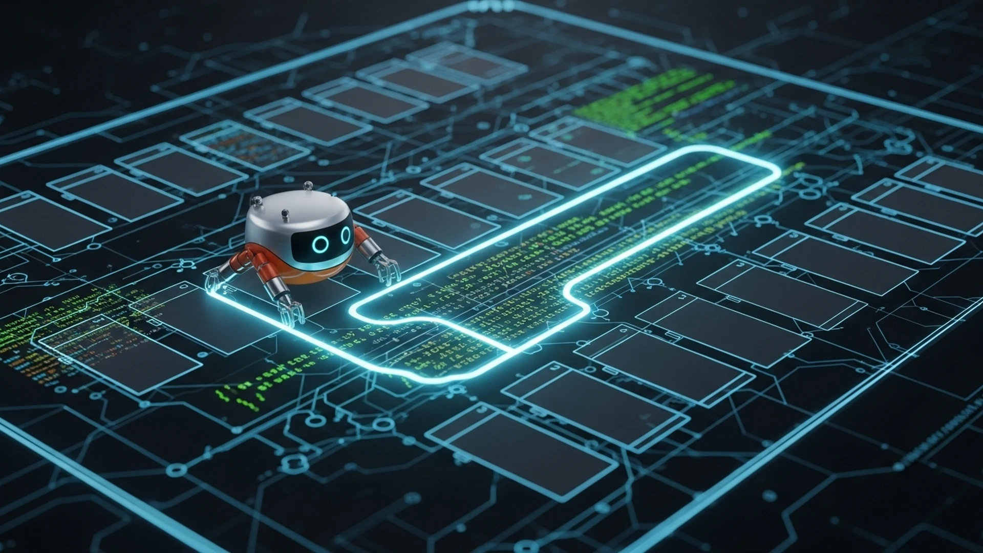 Robô do Google a navegar eficientemente na estrutura de um site otimizado.